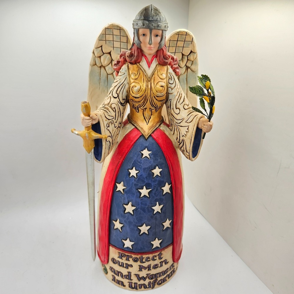 Jim Shore Heartwood Creek Protect Those Who Sacrifice & Serve Angel 4009208